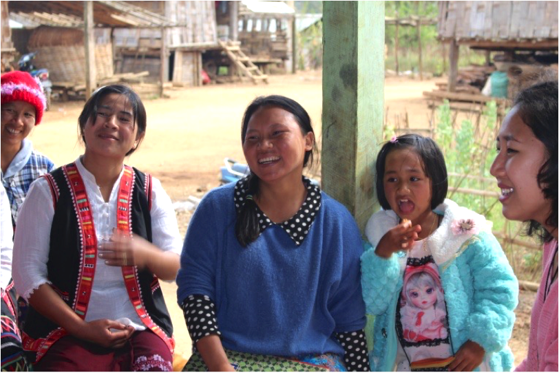 Na Lar Bo with other women from her village